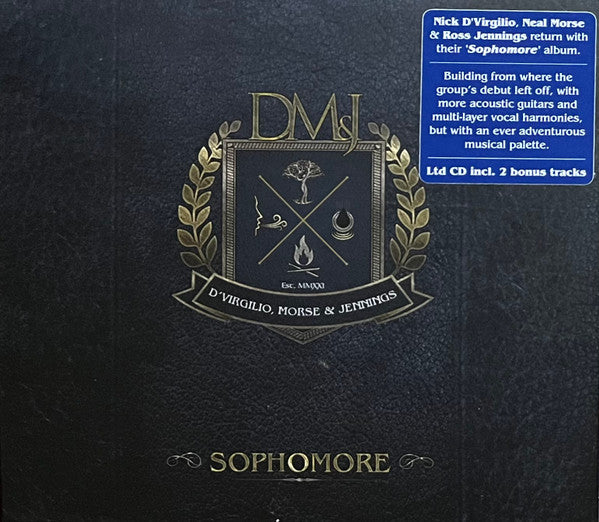 D'Virgilio, Morse & Jennings : Sophomore (CD, Album, Ltd)
