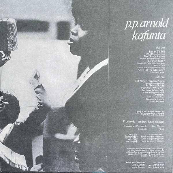 P.P. Arnold : Kafunta (LP, Album, RE)