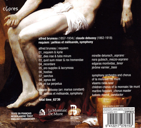 Alfred Bruneau, Claude Debussy, La Monnaie Symphony Orchestra : Bruneau: Requiem / Debussy: Pelleas Et Mesisande (CD)