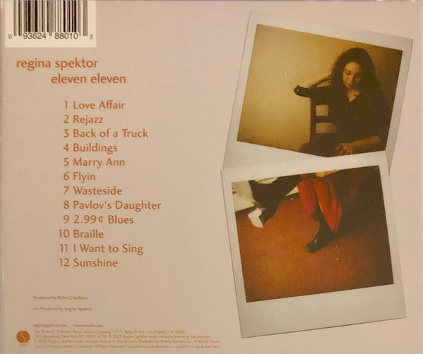 Regina Spektor : 11:11 (CD, Album, RE)