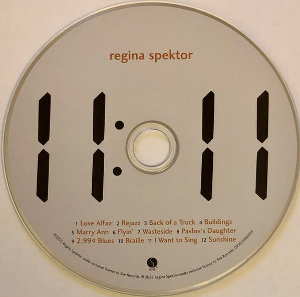 Regina Spektor : 11:11 (CD, Album, RE)