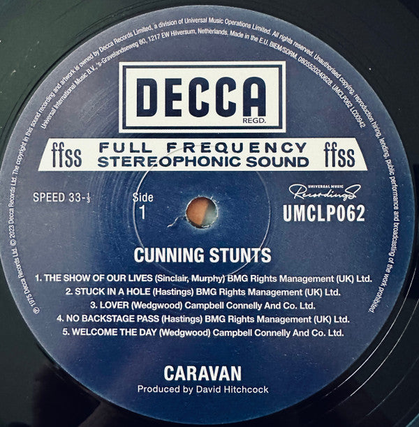 Caravan : Cunning Stunts (LP, Album, RE, 180)