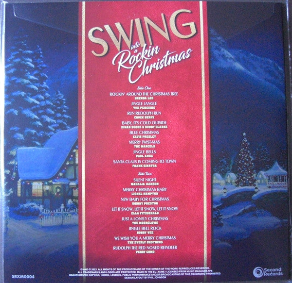 Various : Swing Into A Rockin Christmas (LP, Comp, Ltd, Gre)