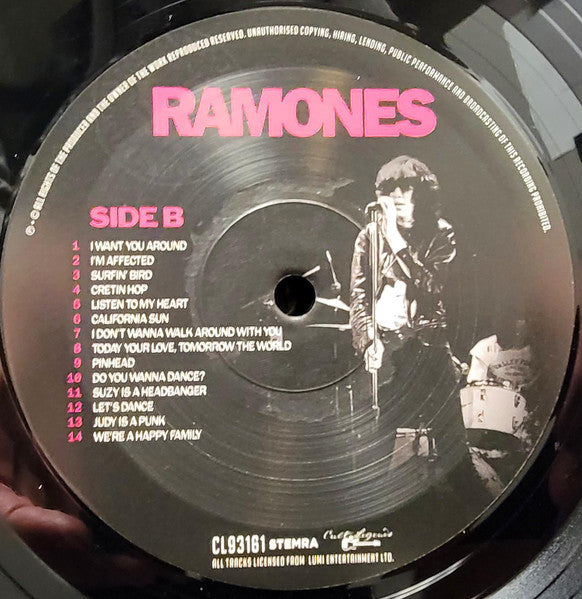 Ramones : City Hall Plaza Live (LP, Unofficial, 180)