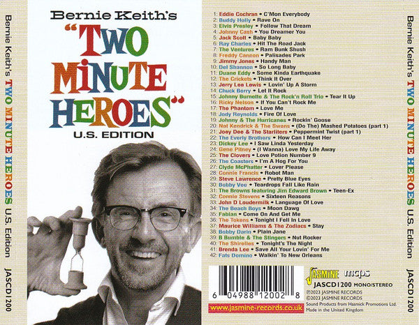 Various : Bernie Keith's "Two Minute Heroes" U.S. Edition (CDr, Comp, Mono)
