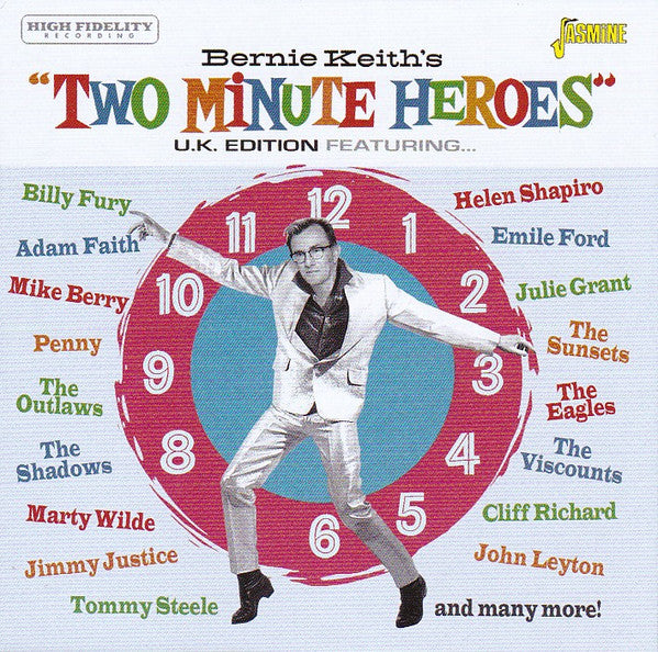 Various : Bernie Keith's "Two Minute Heroes" U.K. Edition (CD, Album, Comp, Mono)
