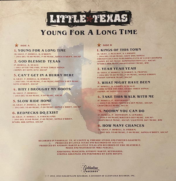 Little Texas : Young For A Long Time (LP, Album, Ltd, Red)