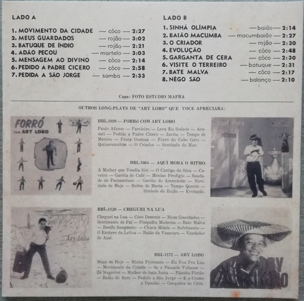 Ary Lobo : Ary Lobo 1958 - 1966 (LP, Comp, Gat)