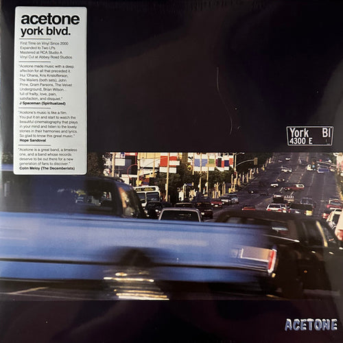 Acetone (3) : York Blvd. (2xLP, Album, RE)