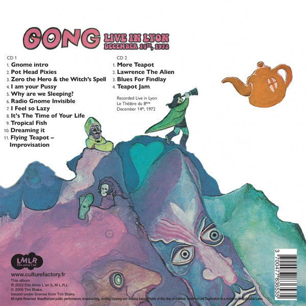 Gong : Live In Lyon December 14th, 1972 (2xCD, Album, Dlx, Ltd, RE, RM)