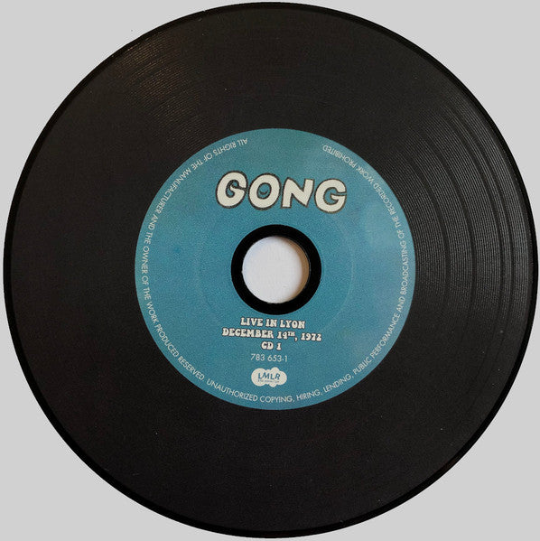 Gong : Live In Lyon December 14th, 1972 (2xCD, Album, Dlx, Ltd, RE, RM)