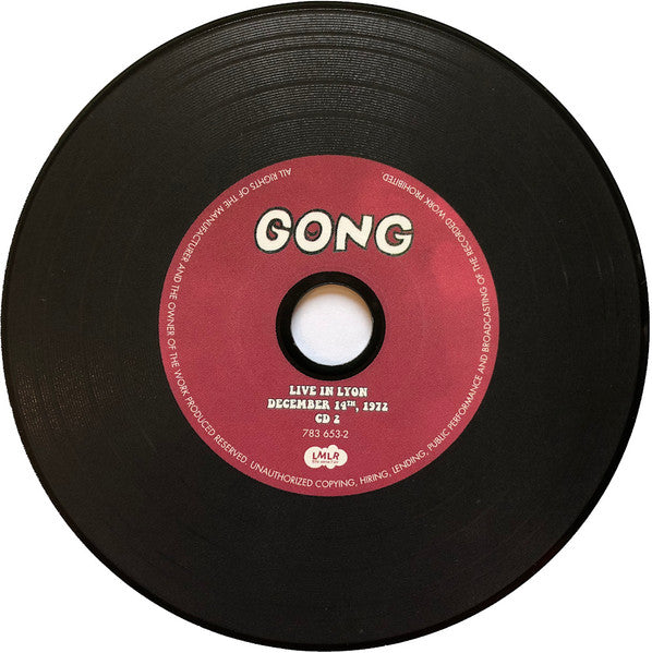 Gong : Live In Lyon December 14th, 1972 (2xCD, Album, Dlx, Ltd, RE, RM)