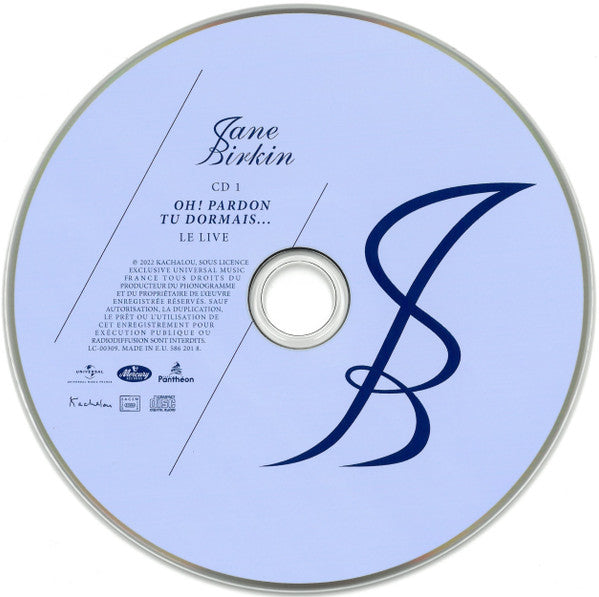 Jane Birkin : Oh! Pardon Tu Dormais... Le Live (2xCD, Album + DVD-V)