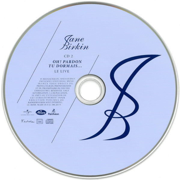 Jane Birkin : Oh! Pardon Tu Dormais... Le Live (2xCD, Album + DVD-V)