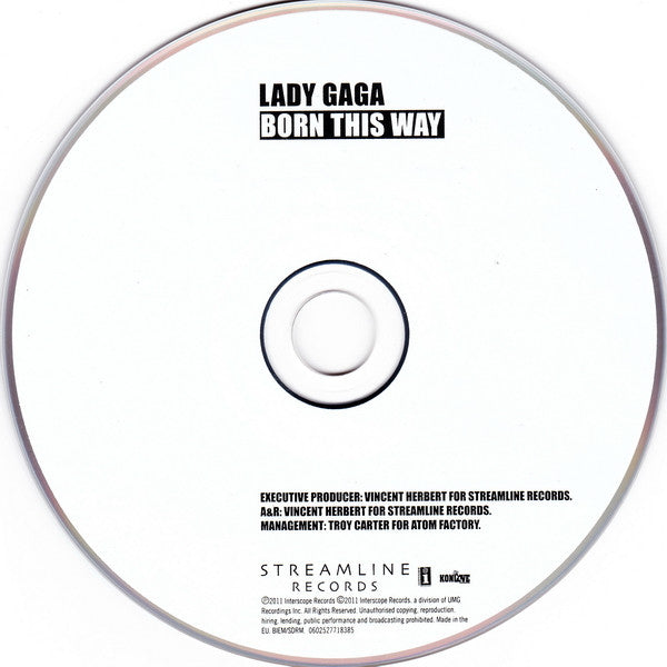 Lady Gaga : Born This Way (CD, Album)