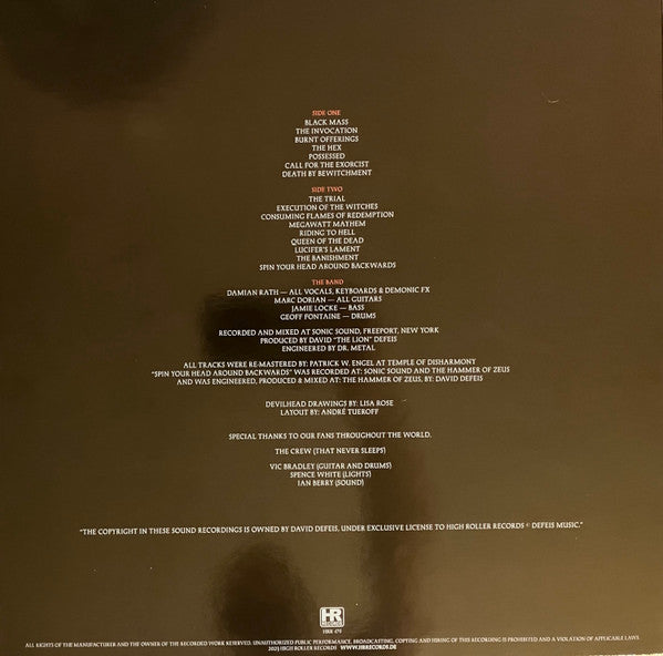 Exorcist (4) : Nightmare Theatre (LP, Album, Ltd, RE, RP, Red)