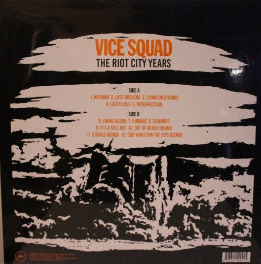 Vice Squad : The Riot City Years (LP, Comp, RE, Yel)