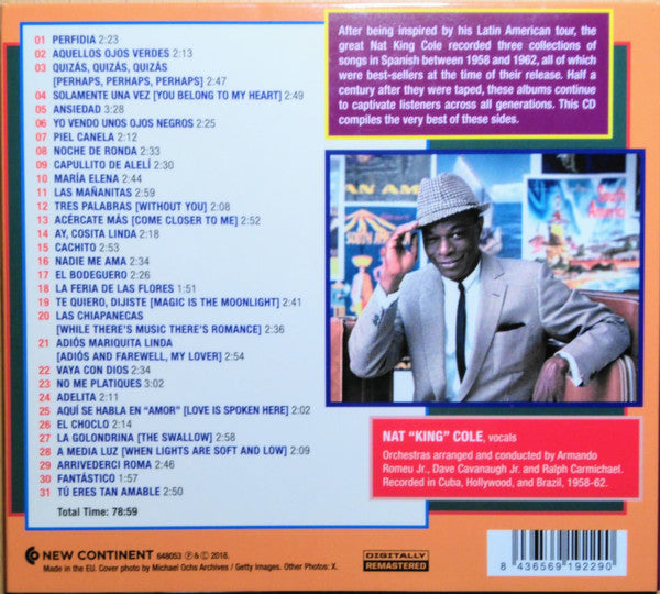 Nat "King" Cole* : Cole Español - Greatest Hits (CD, Comp, RM)