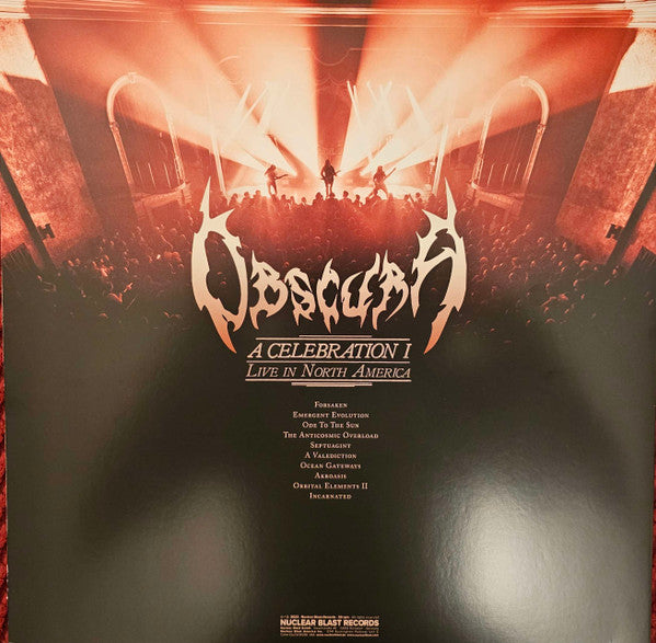 Obscura (3) : A Celebration I (Live In North America) (2xLP, Album, Red)
