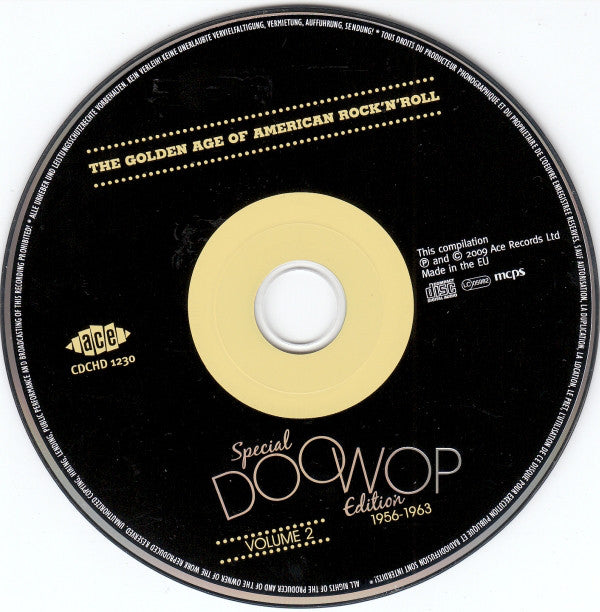 Various : The Golden Age Of American Rock 'N' Roll - Special Doo Wop Edition 1953-1963 Volume 2 (CD, Comp)