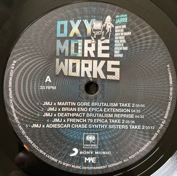 Jean-Michel Jarre : Oxymoreworks (LP, Album, Gat)