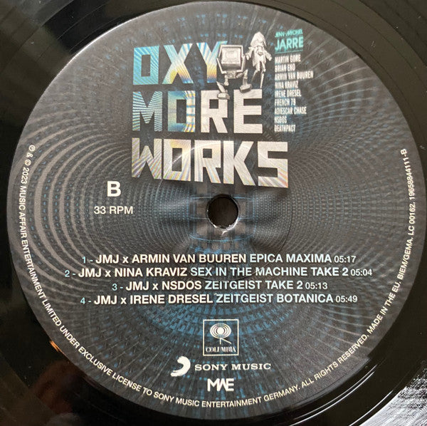 Jean-Michel Jarre : Oxymoreworks (LP, Album, Gat)