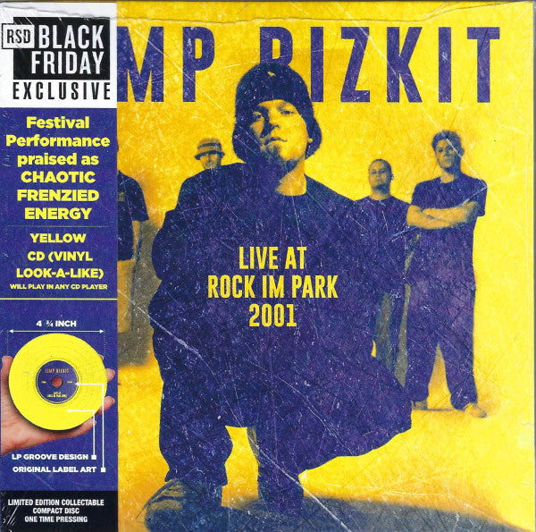 Limp Bizkit : Live At Rock Im Park 2001 (CD, RSD, Min)