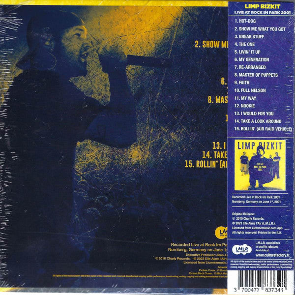 Limp Bizkit : Live At Rock Im Park 2001 (CD, RSD, Min)
