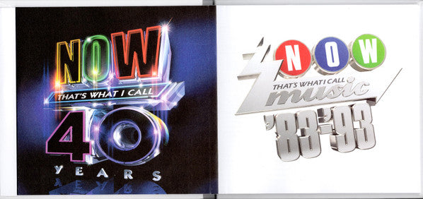 Various : Now That's What I Call Music '83-'93: 40 Years Volume 1 1983-1993 (3xCD, Comp, S/Edition)