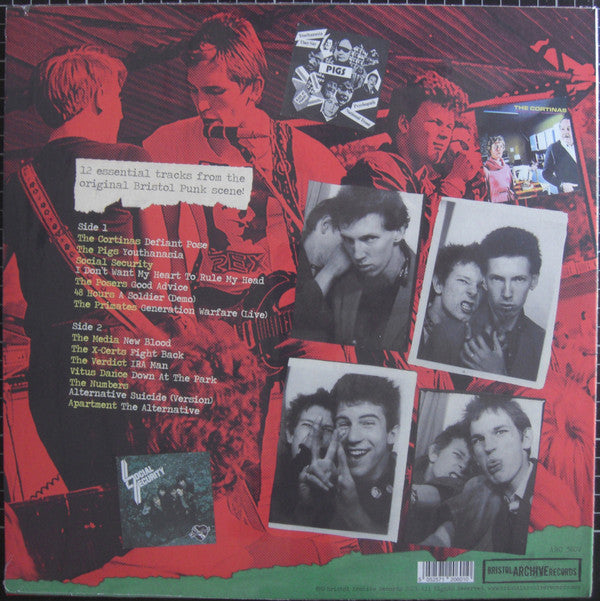 Various : The Bristol Punk Explosion (LP, Comp, Ltd, Pin)