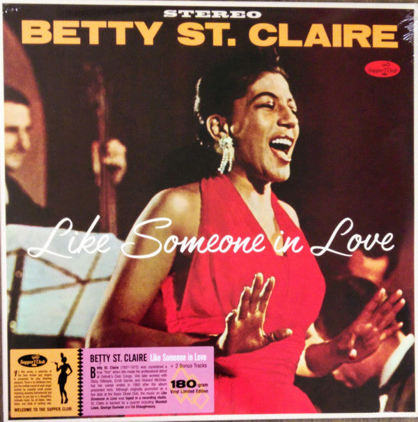 Betty St. Claire : Like Someone In Love (LP, Album, Ltd, Num, RE)