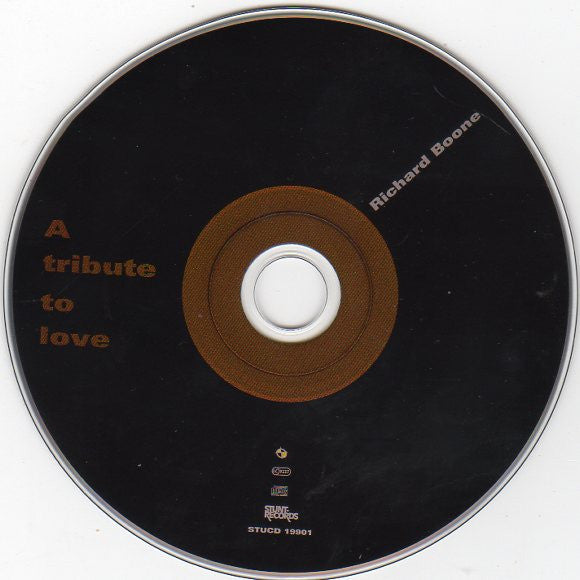 Richard Boone : A Tribute To Love (CD, Album)