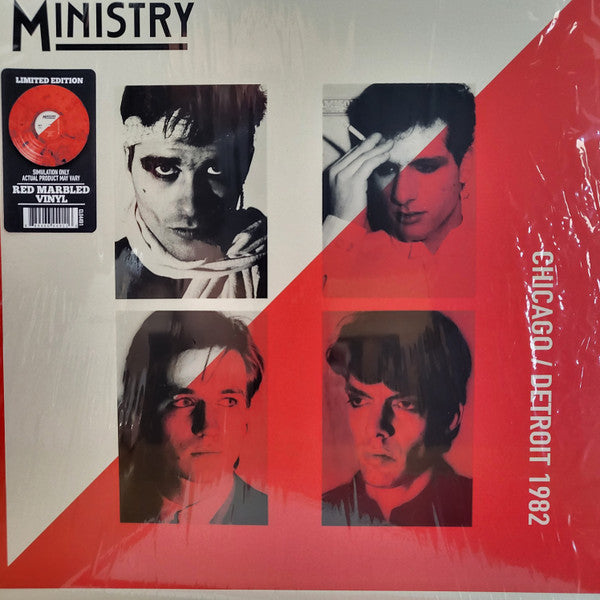Ministry : Chicago / Detroit 1982 (LP, Ltd, Red)