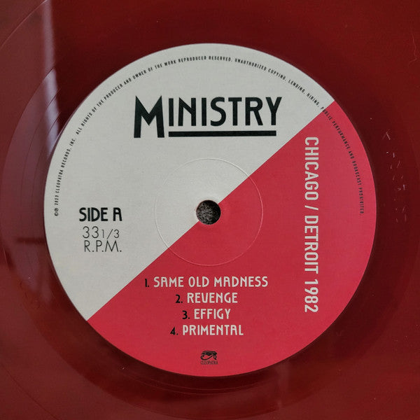Ministry : Chicago / Detroit 1982 (LP, Ltd, Red)