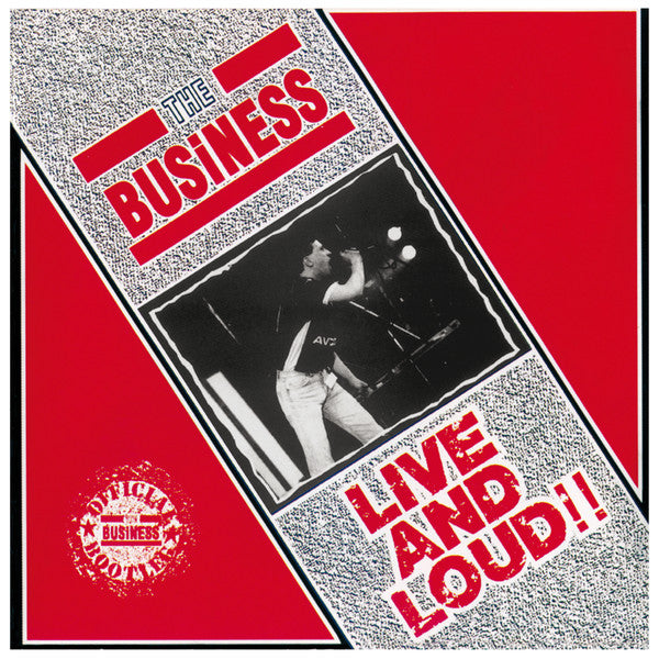The Business : Live And Loud!! (LP, Album, RE, Red)