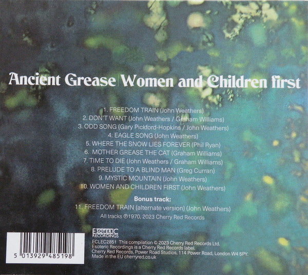 Ancient Grease : Women And Children First (CD, Album, RE, RM)