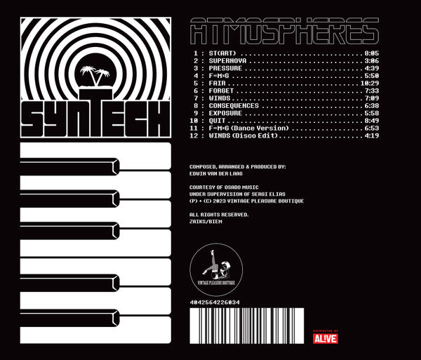 Syntech : Atmospheres (CD, Album, RE, RM)
