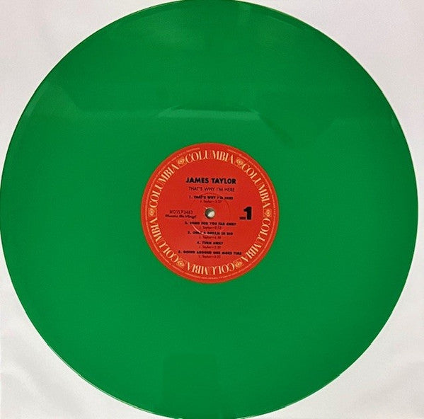 James Taylor (2) : That's Why I'm Here (LP, Ltd, Num, RE, Gre)