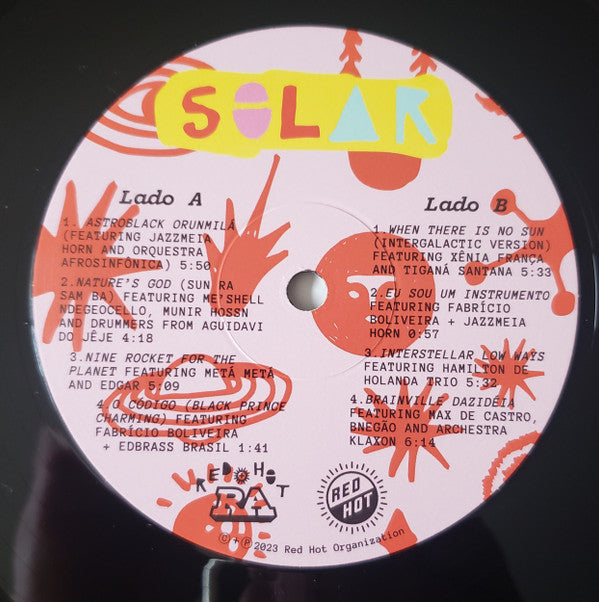 Various : Red Hot + Ra: Solar - Sun Ra In Brasil (LP, Album)