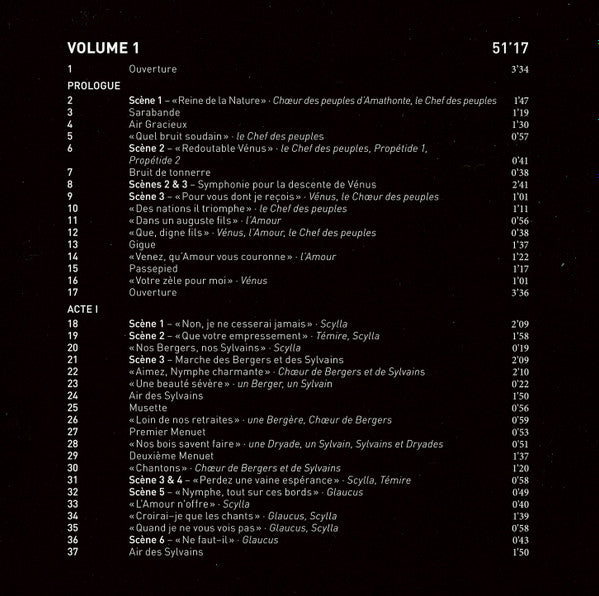 Jean-Marie Leclair – Stefan Plewniak, Il Giardino D'Amore : Scylla & Glaucus (3xCD, Album + Box)