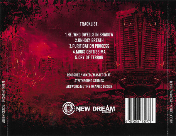 Vile Extortion (2) : Incoming Threat (CD-ROM, EP)