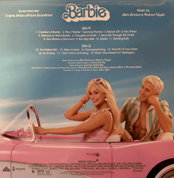 Mark Ronson, Andrew Wyatt : Barbie (Score From The Original Motion Picture Soundtrack) (LP, Ltd, Neo)