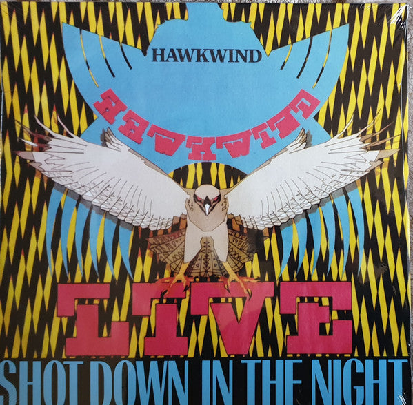 Hawkwind : Live - Shot Down In The Night (10", EP, RE, Yel)