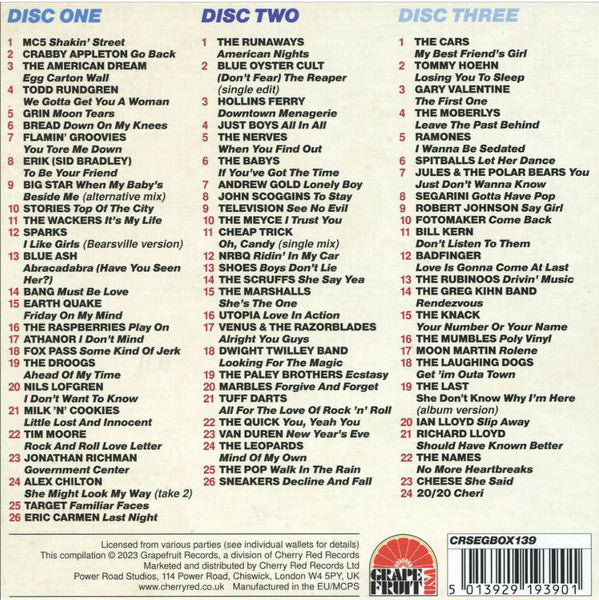 Various : Looking For The Magic (American Power Pop In The Seventies) (3xCD, Comp)