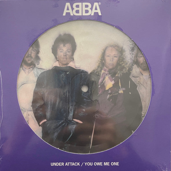 ABBA : Under Attack / You Owe Me One (7", Single, Pic, RE)