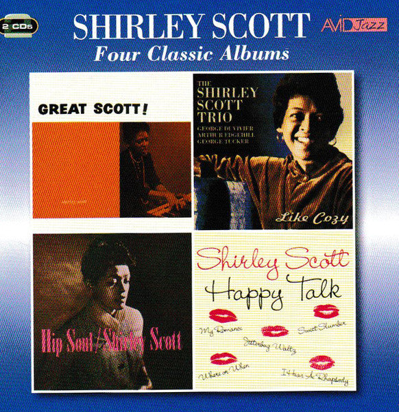 Shirley Scott : Four Classic Albums: Great Scott / Like Cozy / Hip Soul / Happy Talk (2xCD, Comp)