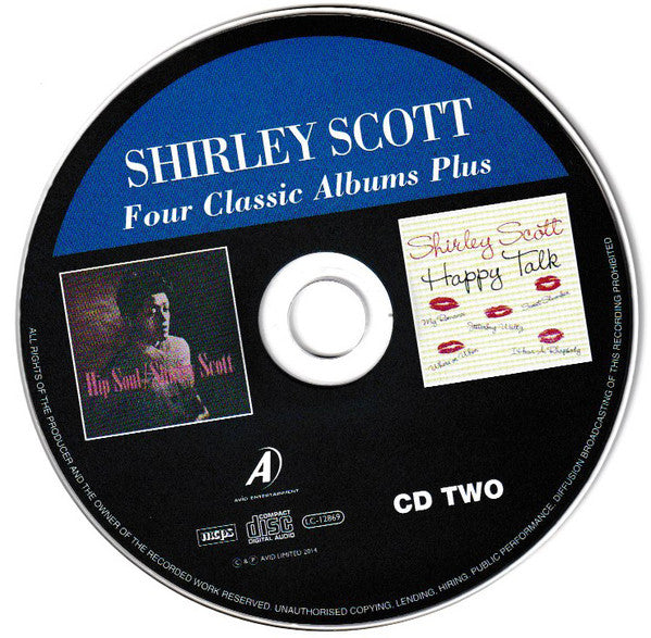 Shirley Scott : Four Classic Albums: Great Scott / Like Cozy / Hip Soul / Happy Talk (2xCD, Comp)