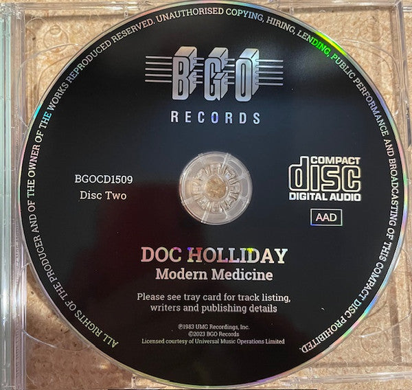 Doc Holliday (3) : Doc Holliday / Rides Again / Modern Medicine (2xCD, Comp, RE, RM)