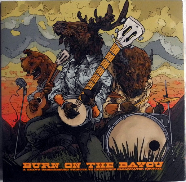 Various : Burn On The Bayou: A Heavy Underground Tribute To Creedence Clearwater Revival (3xLP, Comp)