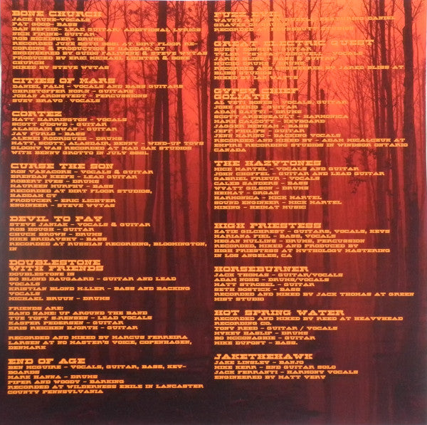 Various : Burn On The Bayou: A Heavy Underground Tribute To Creedence Clearwater Revival (3xLP, Comp)